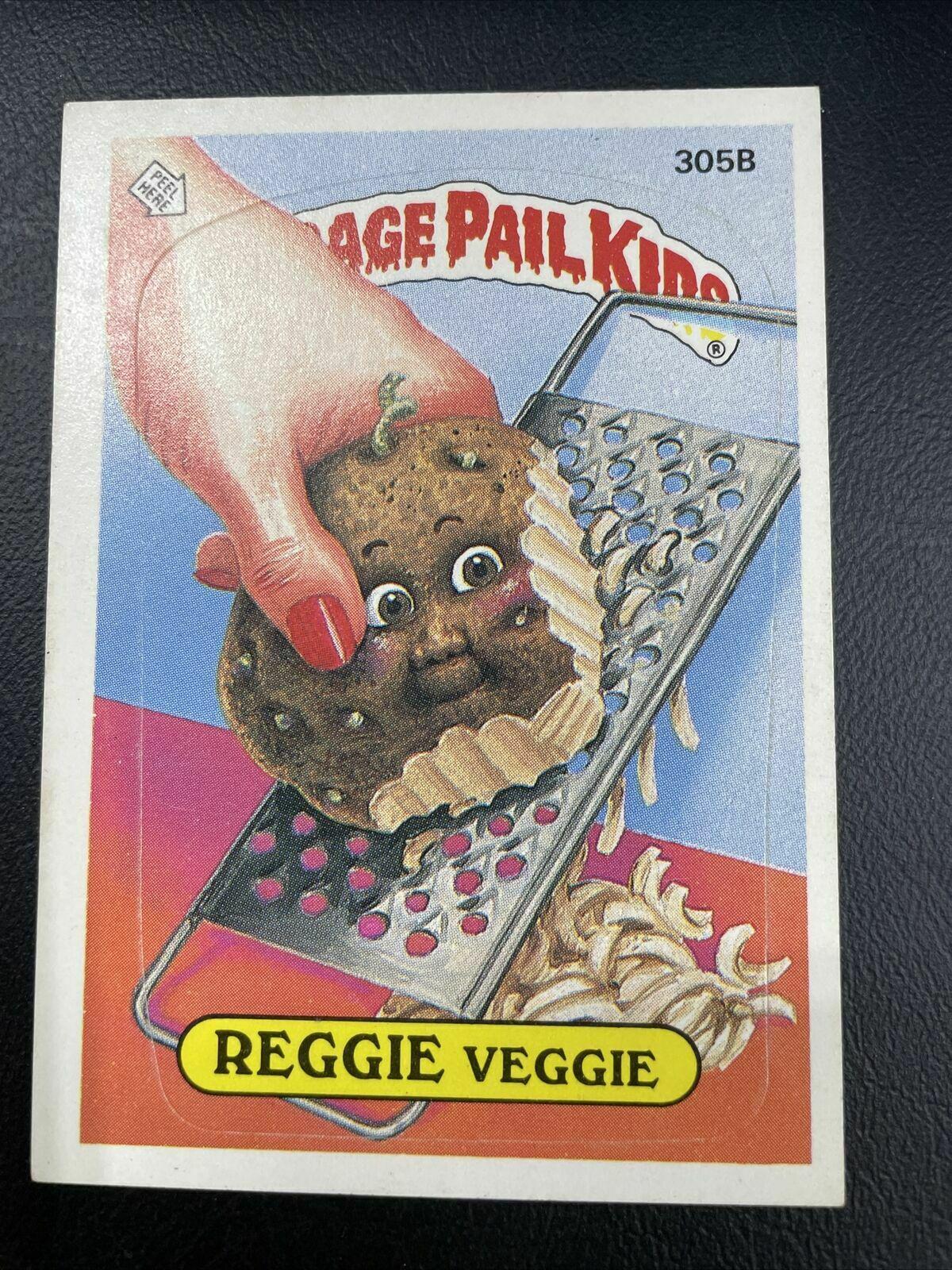 REGGIE Veggie #305B 1987 Garbage Pail Kids