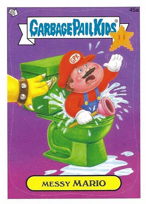 Messy MARIO #45a 2012 Garbage Pail Kids