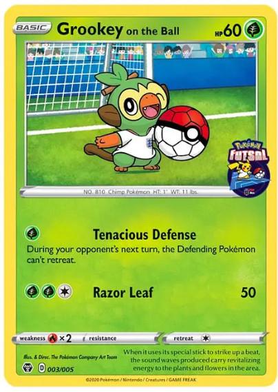 Grookey on the Ball #3 Pokemon Promo