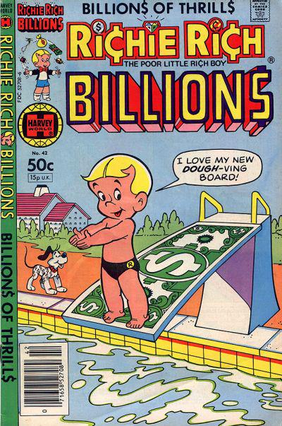 Richie Rich Billions #42 (1981) Comic Books Richie Rich Billions