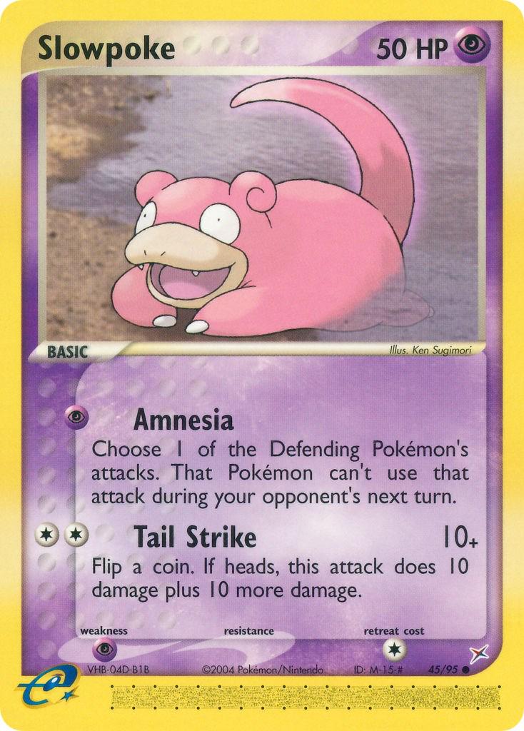 Slowpoke #45 Pokemon Team Magma & Team Aqua
