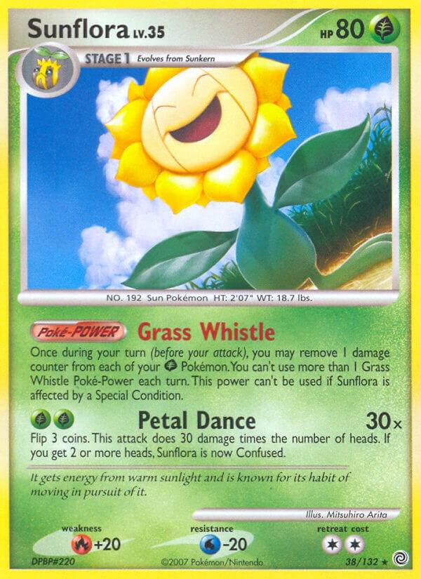 Sunflora #38 Pokemon Secret Wonders