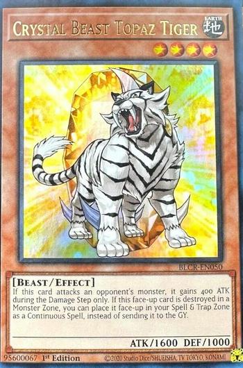 Crystal Beast Topaz Tiger BLCR-EN050 Cover Art
