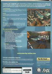 Back Cover | Anarchy Online [Special Edition] PC Games