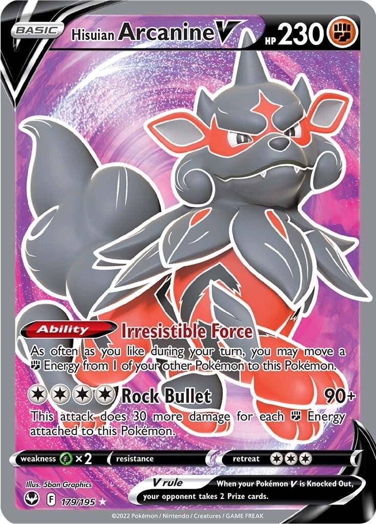 Hisuian Arcanine V #179 Pokemon Silver Tempest