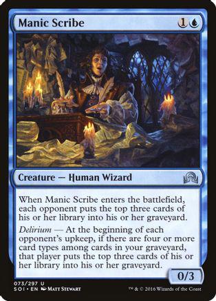 Manic Scribe Magic Shadows Over Innistrad