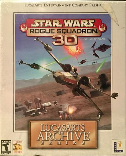 Star Wars Rogue Squadron 3D Cover Art