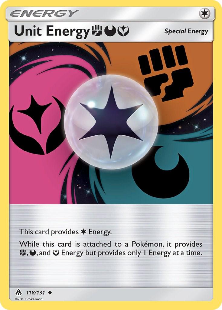 Unit Energy #118 Pokemon Forbidden Light