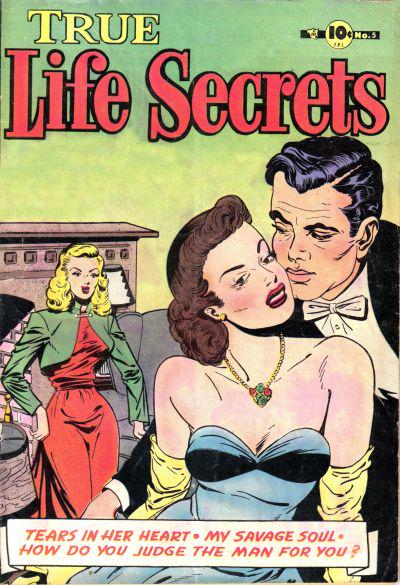 True Life Secrets #5 (1952) Comic Books True Life Secrets