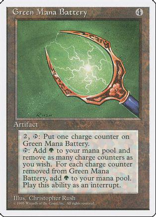 Green Mana Battery Magic 4th Edition