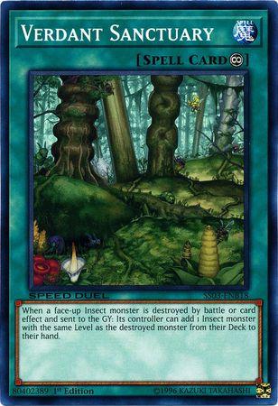 Verdant Sanctuary SS03-ENB18 YuGiOh Speed Duel Starter Decks: Ultimate Predators