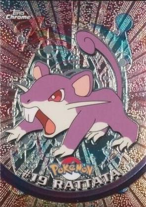 Rattata #19 Pokemon 2000 Topps Chrome