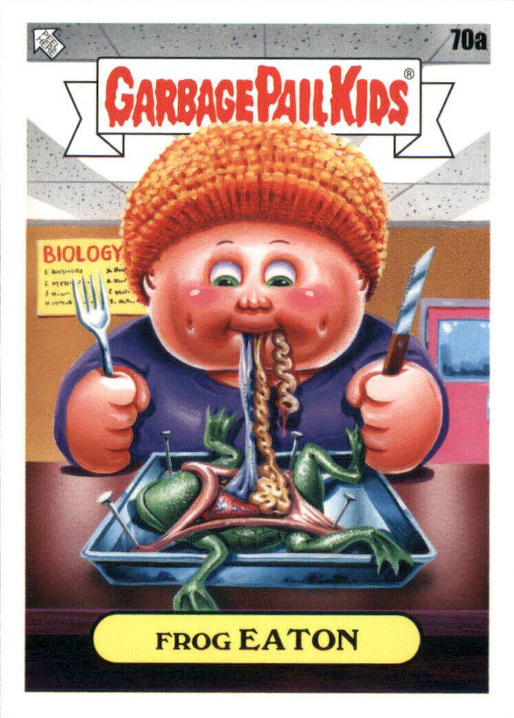 Frog EATON #70a Garbage Pail Kids Late To School