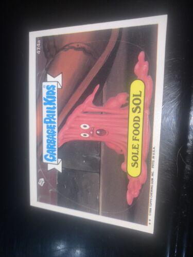 Sole Food SOL #474a 1988 Garbage Pail Kids