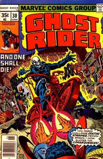 Ghost Rider #30 (1978) Cover Art