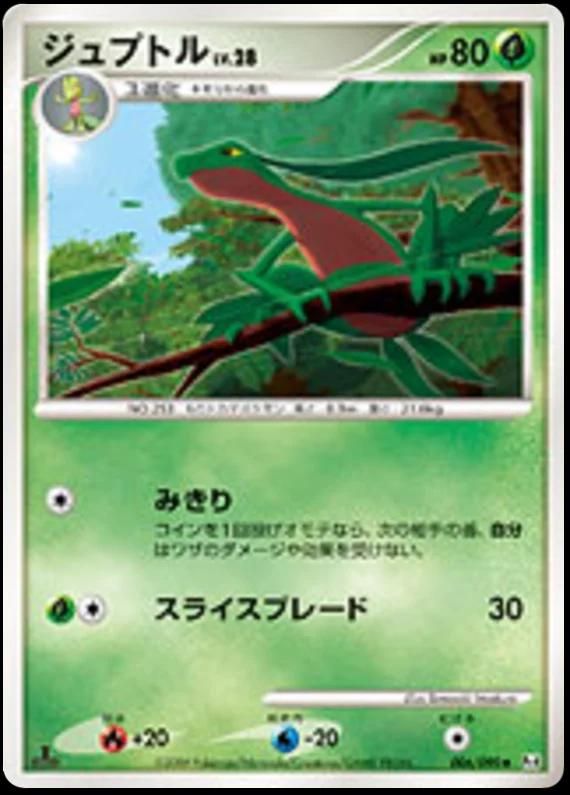 Grovyle #6 Pokemon Japanese Advent of Arceus