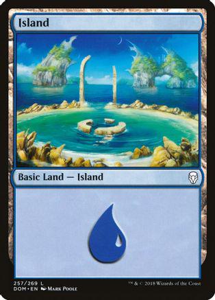 Island #257 Magic Dominaria