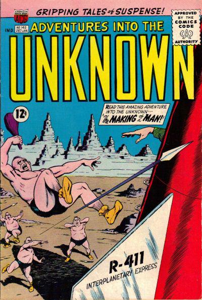 Adventures into the Unknown #145 (1963) Comic Books Adventures into the Unknown