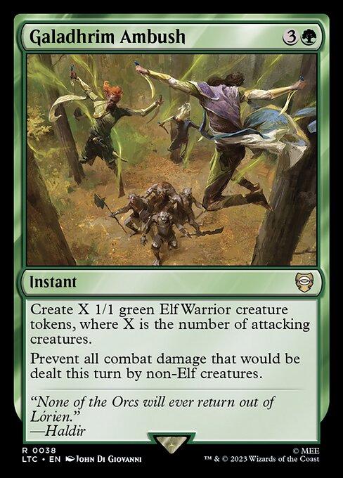 Galadhrim Ambush #38 Magic Lord of the Rings Commander