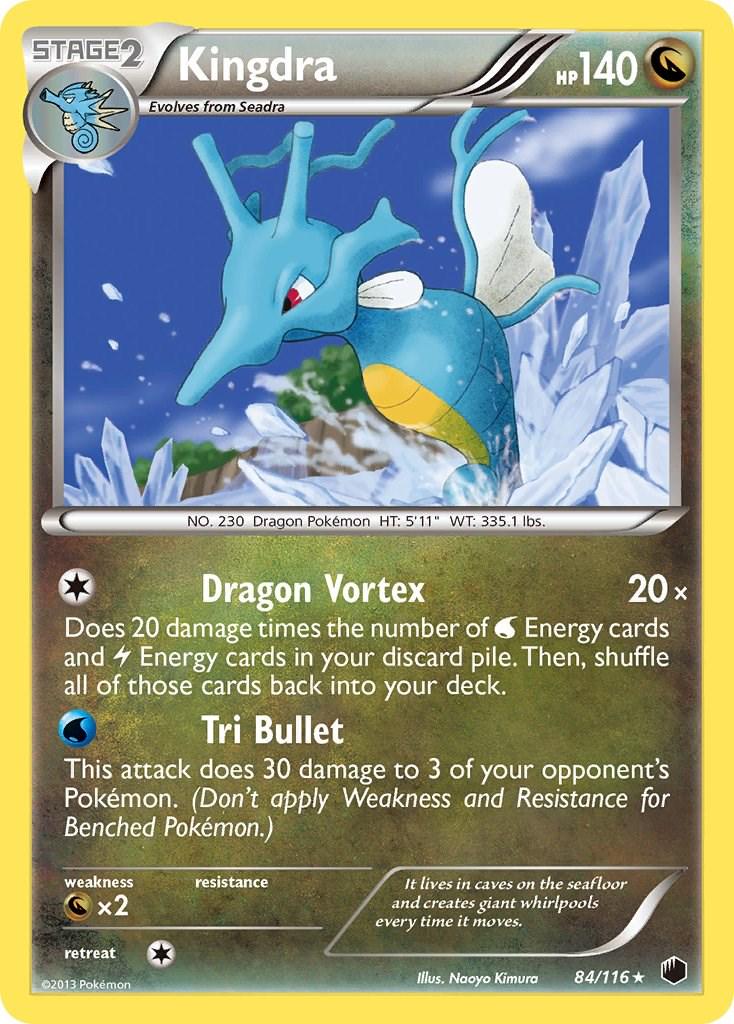 Kingdra #84 Pokemon Plasma Freeze