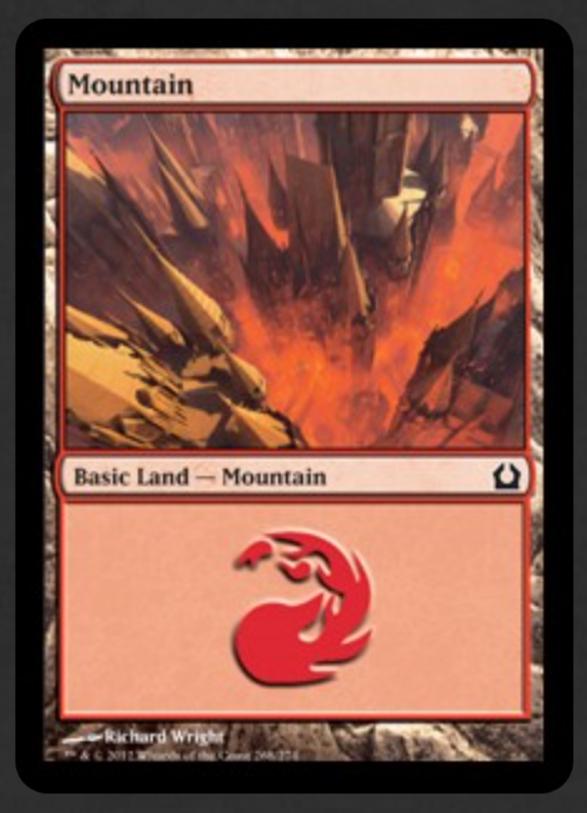 Mountain #268 Magic Return to Ravnica