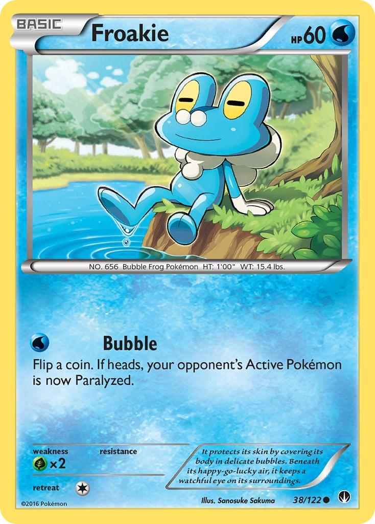 Froakie #38 Pokemon BREAKpoint