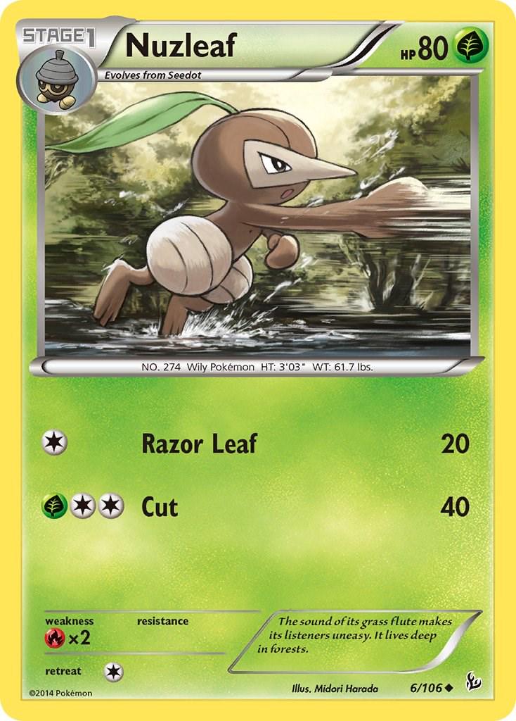 Nuzleaf #6 Pokemon Flashfire
