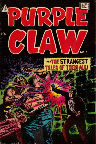 Purple Claw #8 (1958) Comic Books Purple Claw