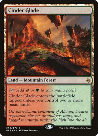 Cinder Glade Magic Battle for Zendikar