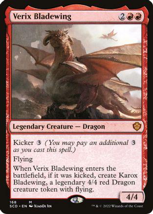 Verix Bladewing #168 Magic Starter Commander Decks