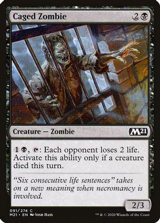 Caged Zombie Magic Core Set 2021