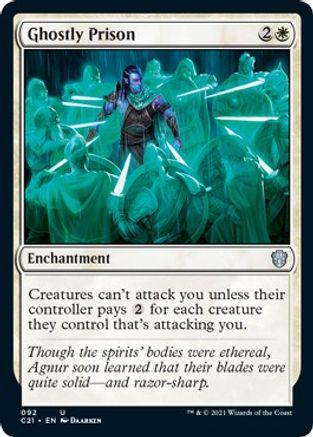 Ghostly Prison Magic Commander 2021