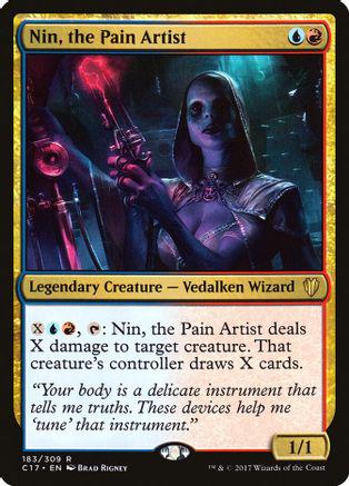 Nin, the Pain Artist Magic Commander 2017