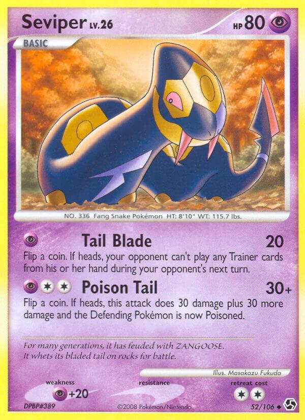 Seviper #52 Pokemon Great Encounters