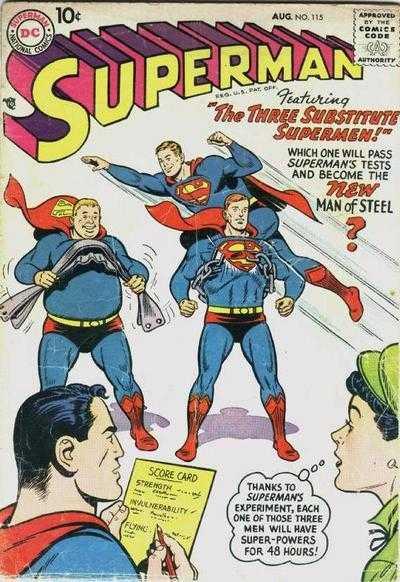 Superman #115 (1957) Comic Books Superman