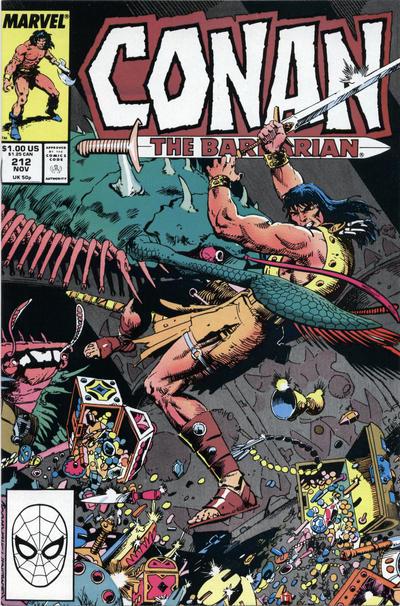 Conan the Barbarian #212 (1988) Comic Books Conan the Barbarian