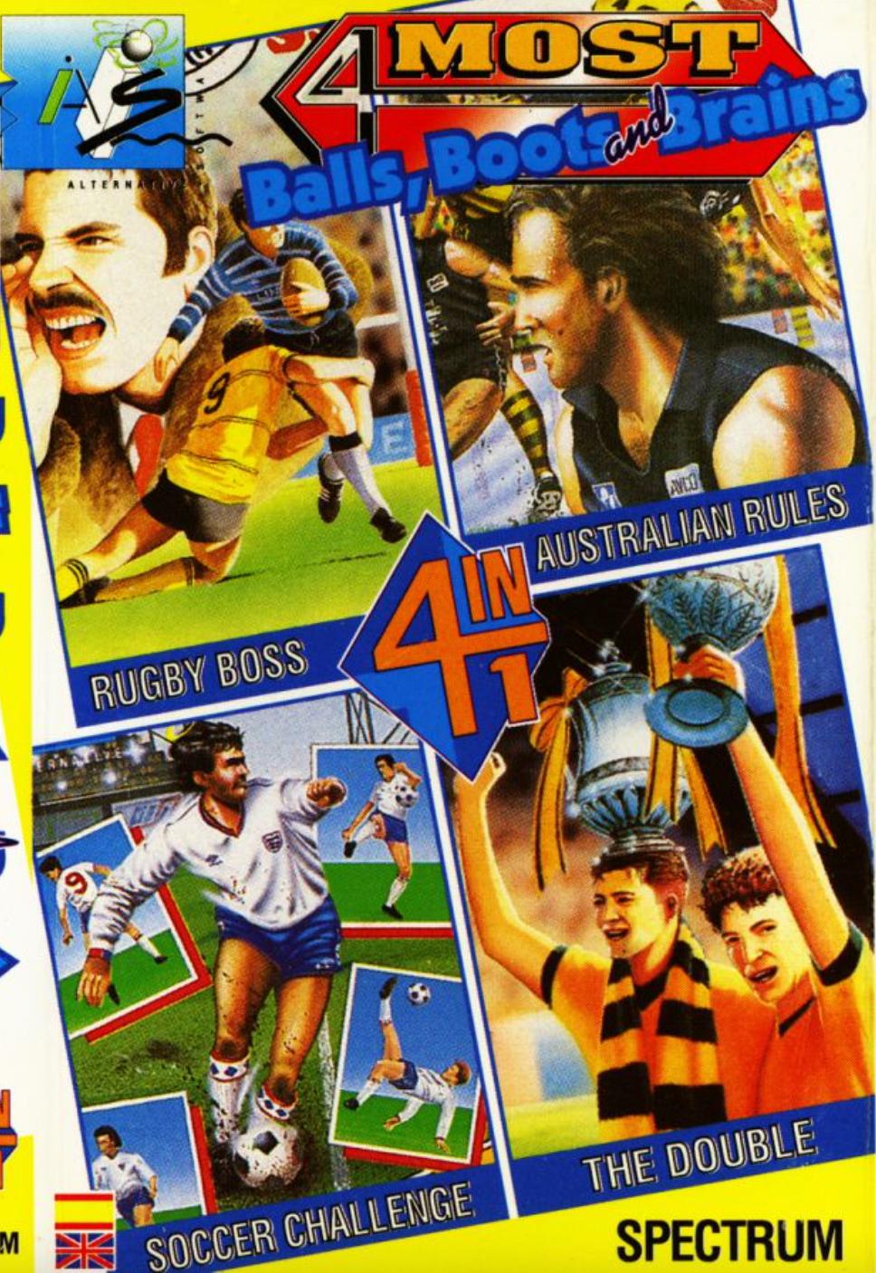 4 Most Balls, Boots and Brains ZX Spectrum