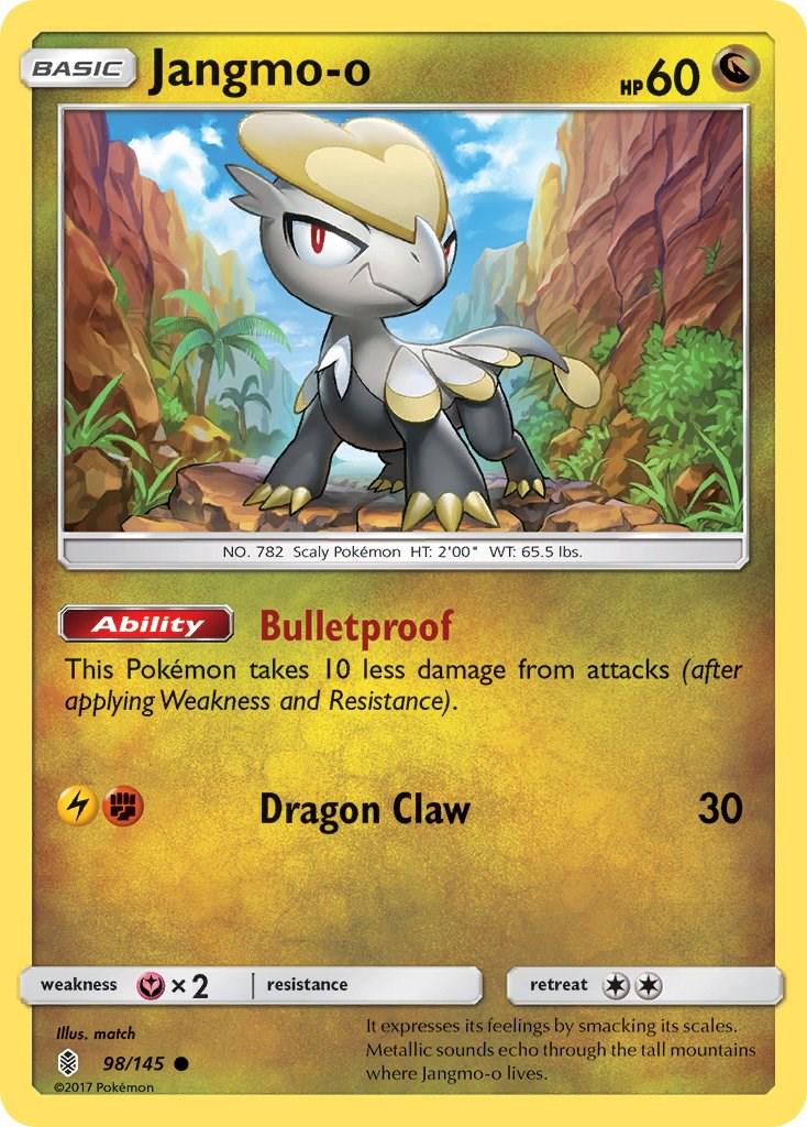 Jangmo-o #98 Pokemon Guardians Rising