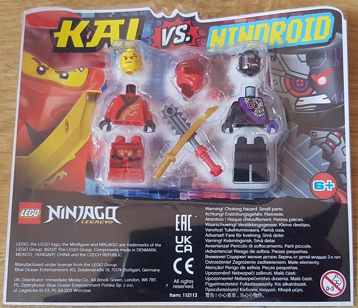 Kai vs. Nindroid #112113 LEGO Ninjago