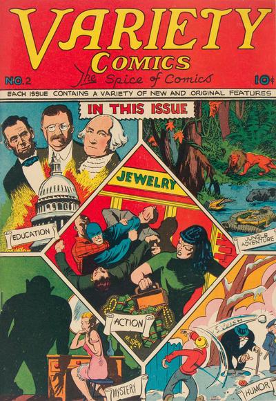 Variety Comics #2 (1945) Comic Books Variety Comics