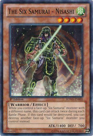 The Six Samurai - Nisashi SDWA-EN005 YuGiOh Structure Deck: Samurai Warlords