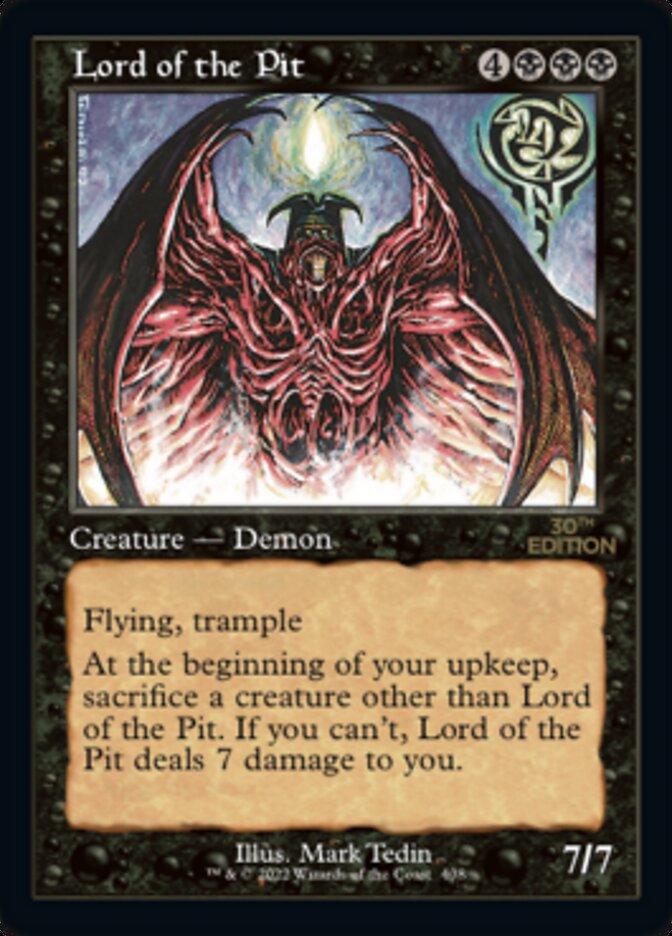 Lord of the Pit #408 Magic 30th Anniversary