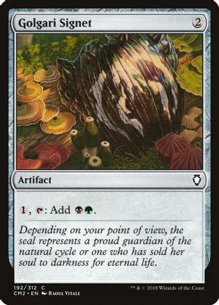 Golgari Signet #192 Magic Commander Anthology Volume II