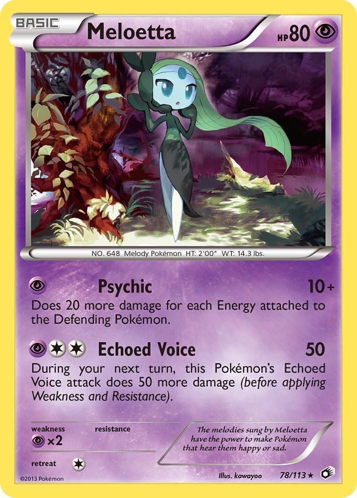 Meloetta #78 Pokemon Legendary Treasures