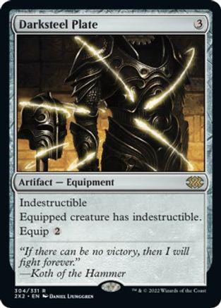 Darksteel Plate #304 Magic Double Masters 2022