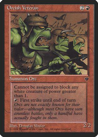 Orcish Veteran Magic Fallen Empires