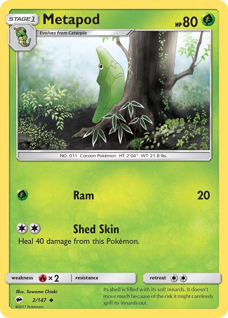 Metapod #2 Pokemon Burning Shadows
