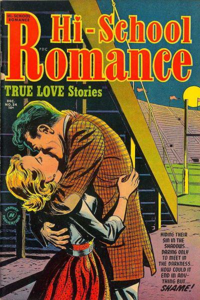 Hi-School Romance #24 (1953) Comic Books Hi-School Romance
