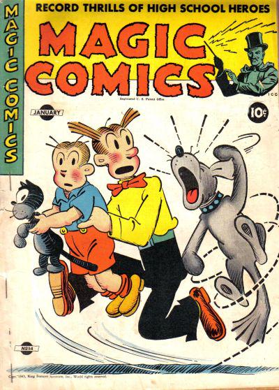 Magic Comics #54 (1944) Comic Books Magic Comics