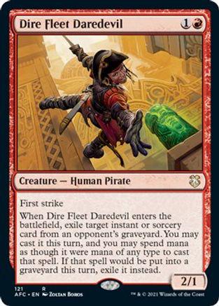 Dire Fleet Daredevil Magic Adventures in the Forgotten Realms Commander